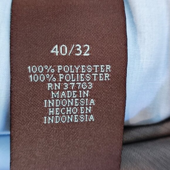 Perry Ellis flat front business /casual dress pants tan colour man's size 40X32 - Picture 6 of 11